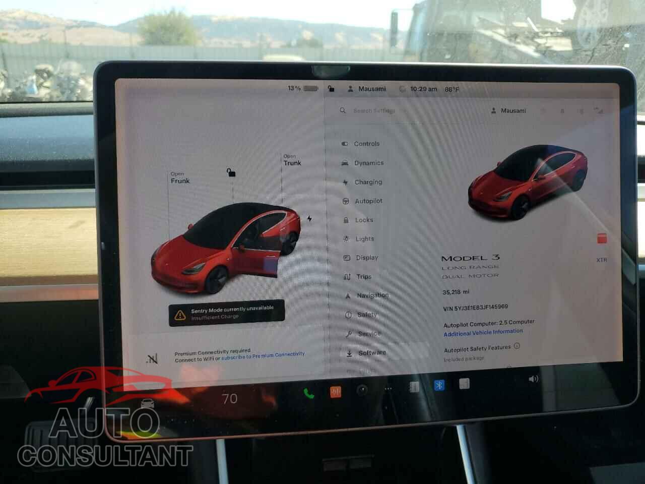 TESLA MODEL 3 2018 - 5YJ3E1EB3JF145969
