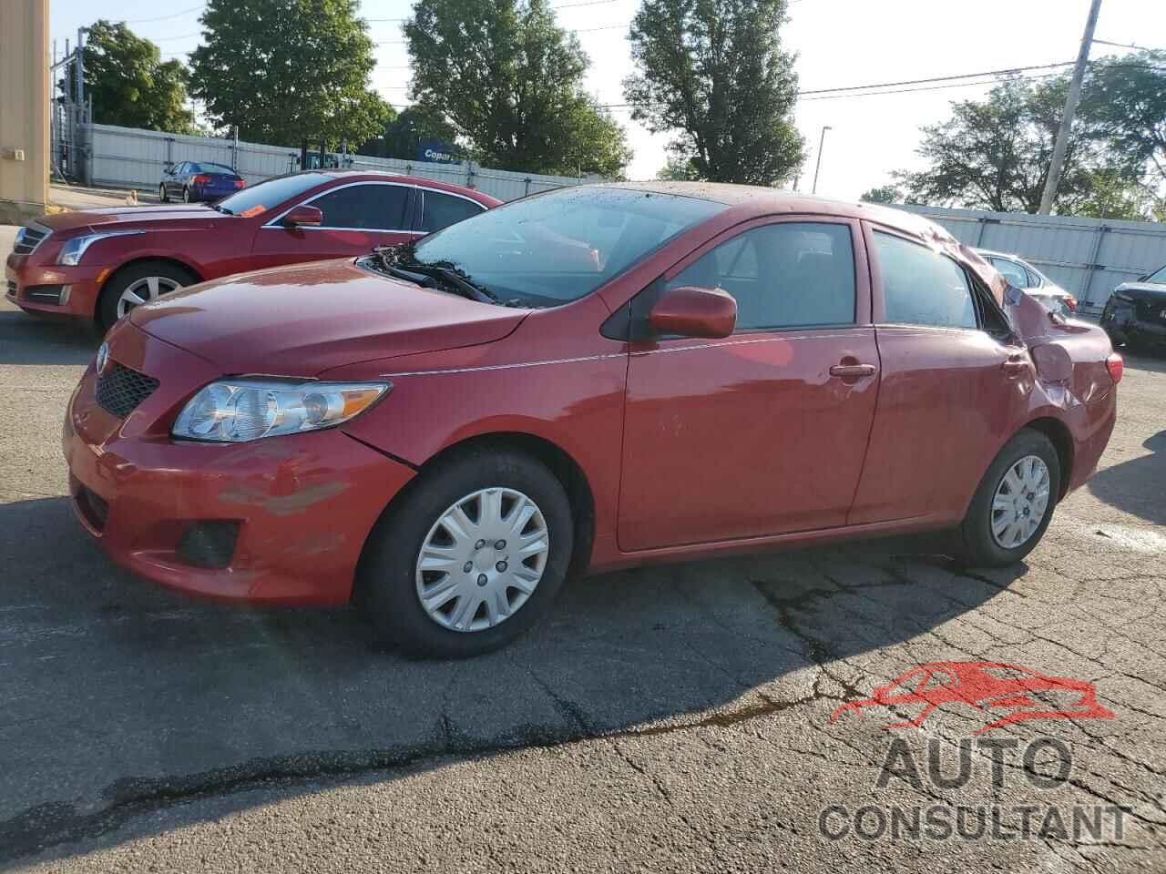 TOYOTA COROLLA 2009 - 2T1BU40E79C177311