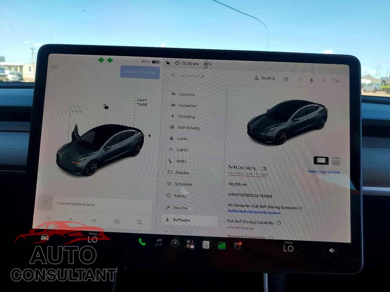 TESLA MODEL 3 2020 - 5YJ3E1EC2LF736189