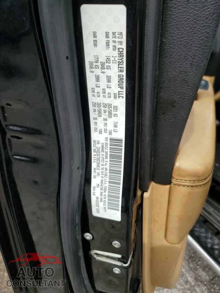 DODGE DURANGO 2011 - 1D4SE5GT6BC594816