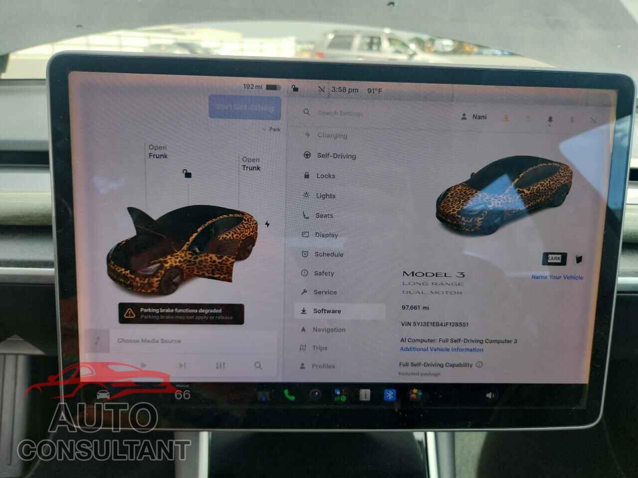 TESLA MODEL 3 2018 - 5YJ3E1EB4JF128551