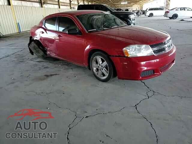 DODGE AVENGER 2013 - 1C3CDZAB4DN564849