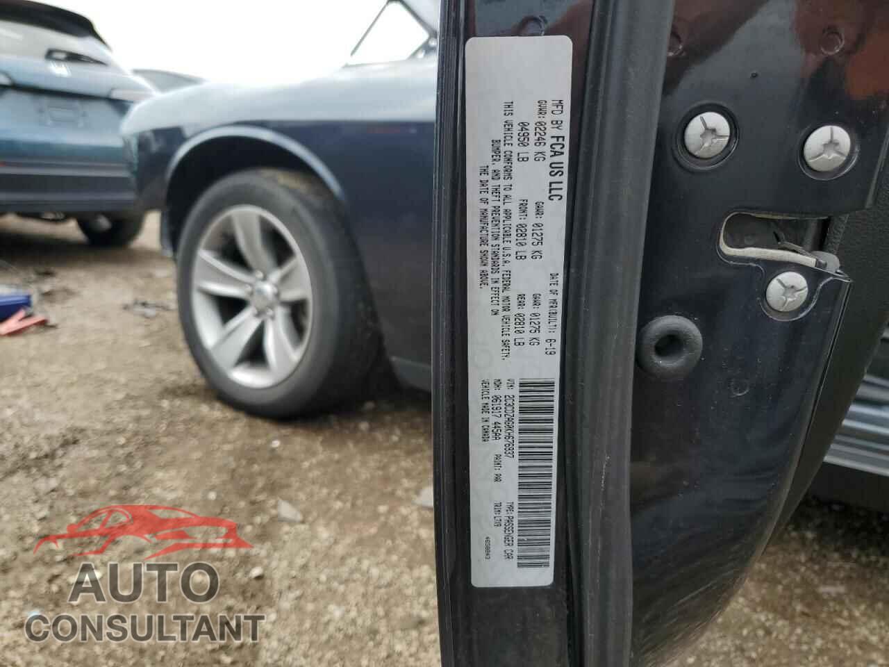 DODGE CHALLENGER 2019 - 2C3CDZAG0KH676937
