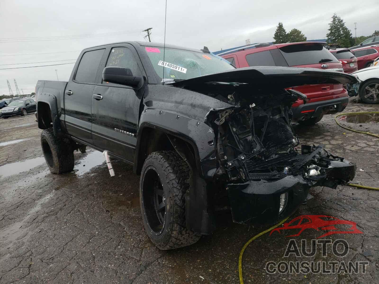 CHEVROLET SILVERADO 2017 - 3GCUKREC2HG140898