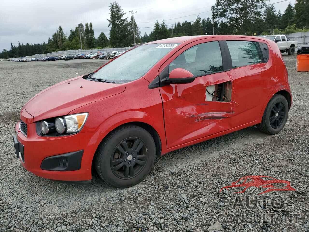 CHEVROLET SONIC 2012 - 1G1JB6SH6C4120122