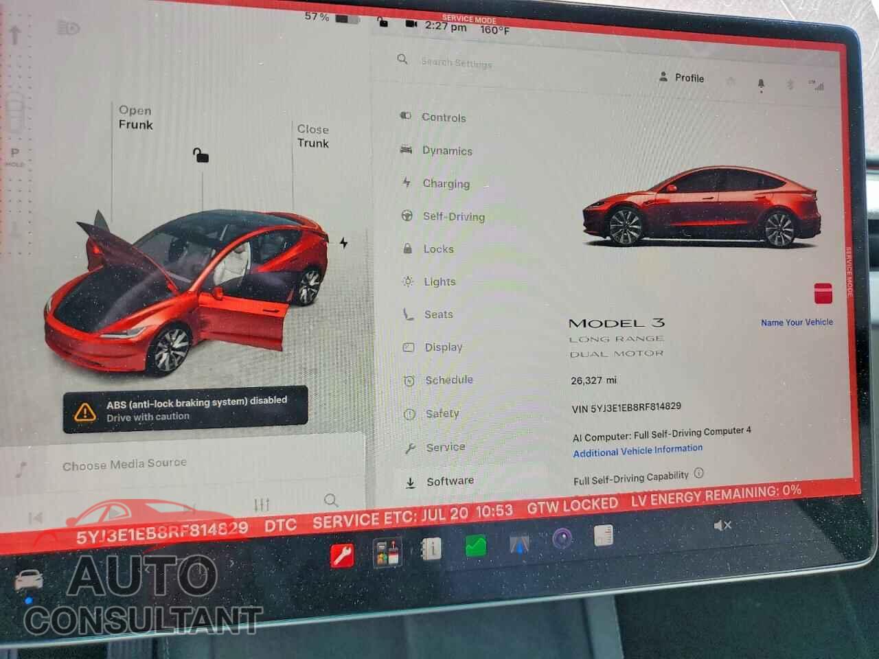 TESLA MODEL 3 2024 - 5YJ3E1EB8RF814829