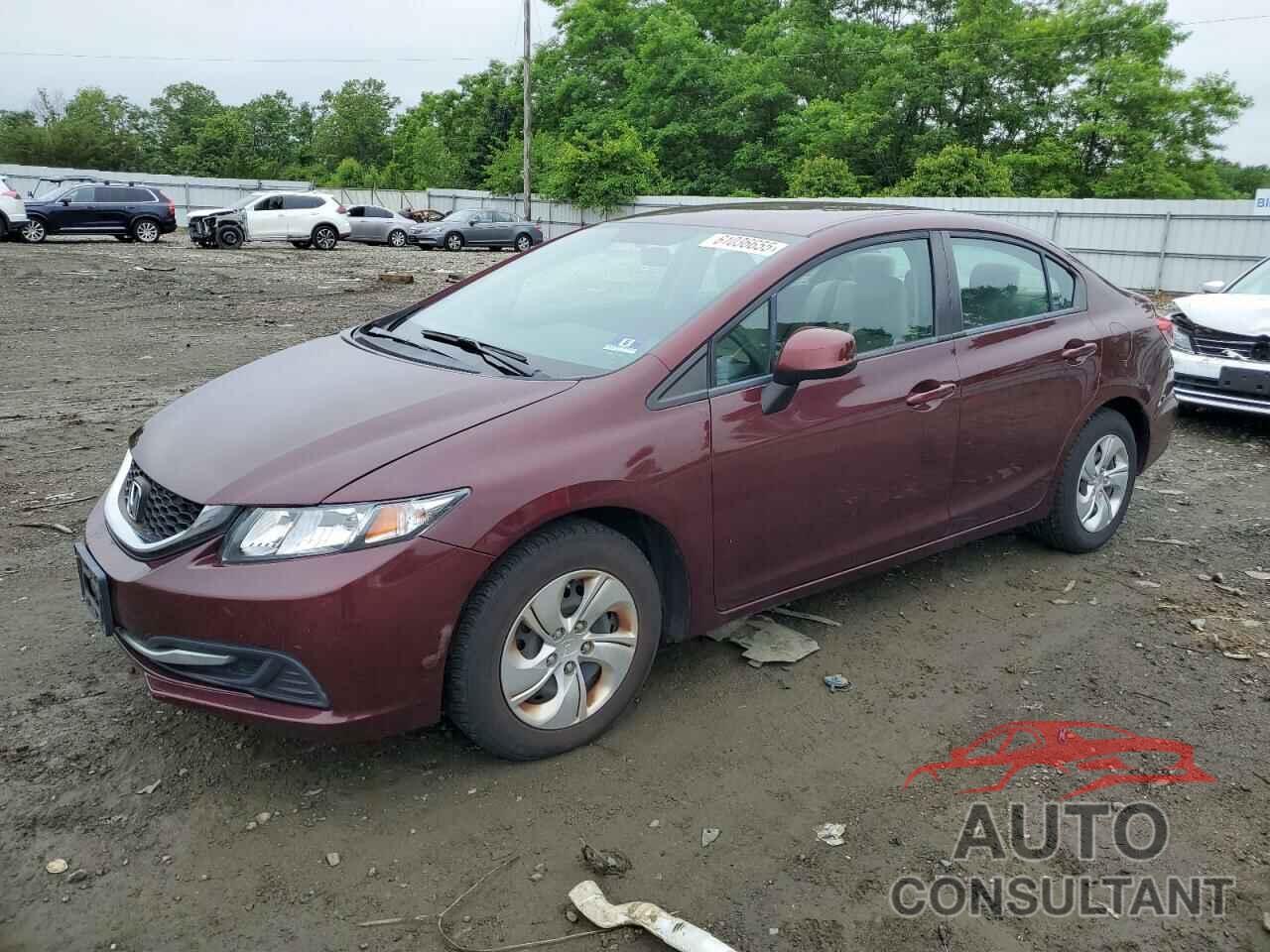 HONDA CIVIC 2013 - 19XFB2F52DE269391