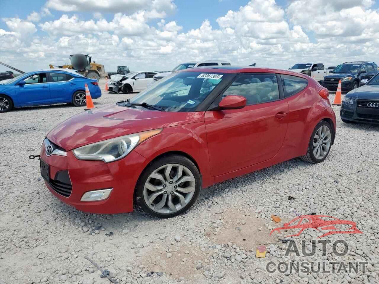 HYUNDAI VELOSTER 2012 - KMHTC6AD9CU027232