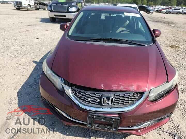 HONDA CIVIC 2013 - 2HGFB2F5XDH543748