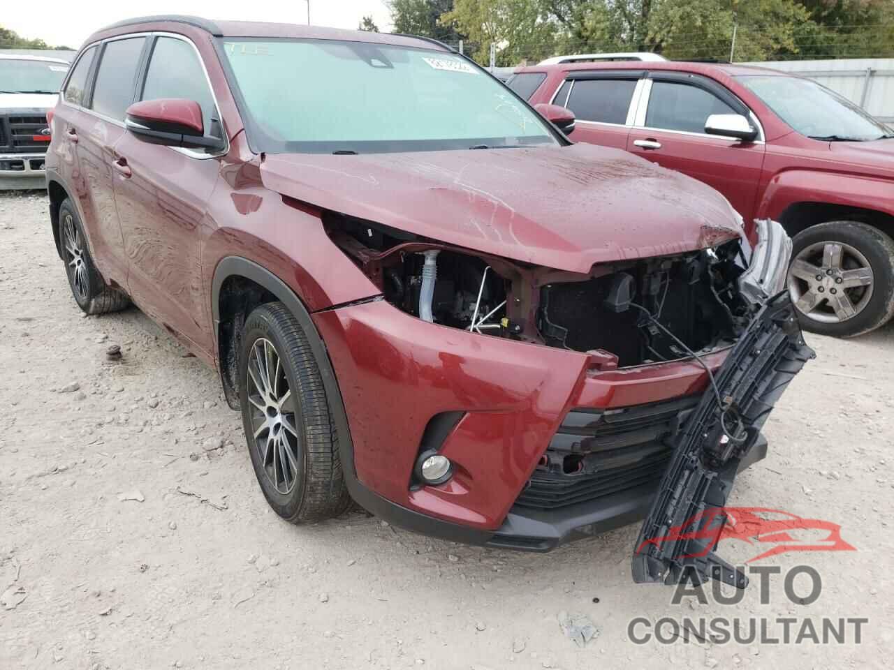 TOYOTA HIGHLANDER 2017 - 5TDJZRFH6HS465628