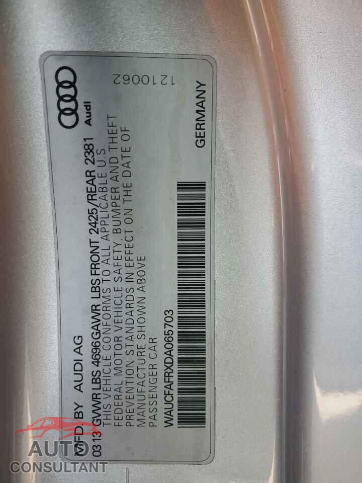 AUDI A5 2013 - WAUCFAFRXDA065703