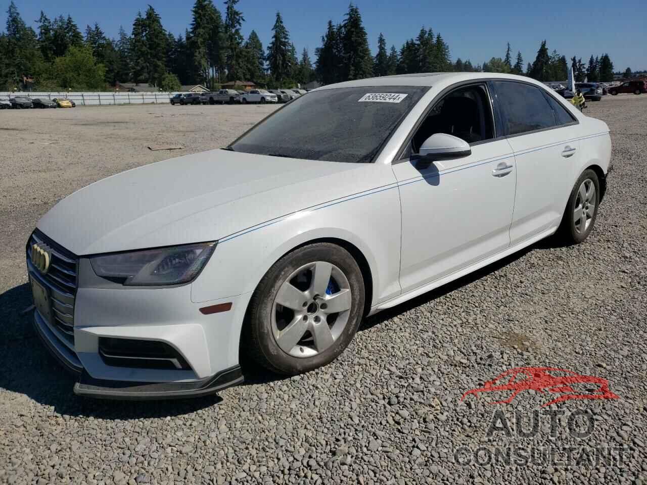 AUDI A4 2017 - WAUDNAF45HN041738