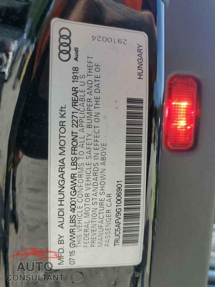 AUDI TT 2016 - TRUC5AFV9G1006901