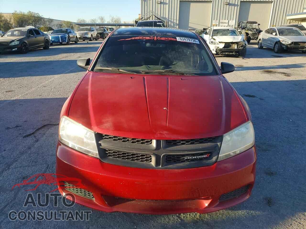 DODGE AVENGER 2013 - 1C3CDZAG7DN531324