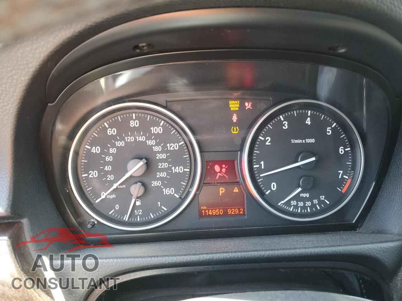 BMW 3 SERIES 2011 - WBAPH5C5XBA444816