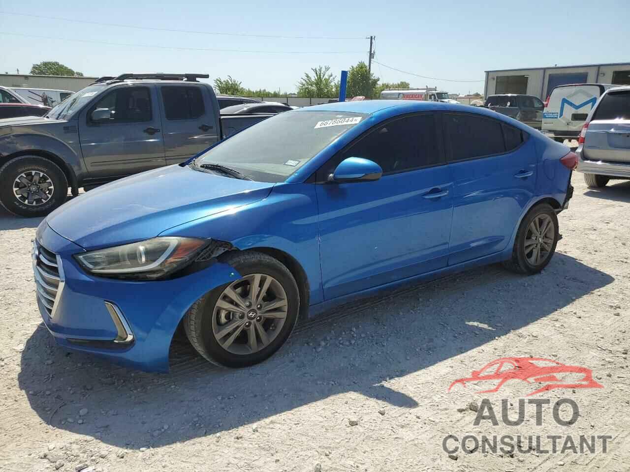 HYUNDAI ELANTRA 2017 - KMHD84LF6HU159672