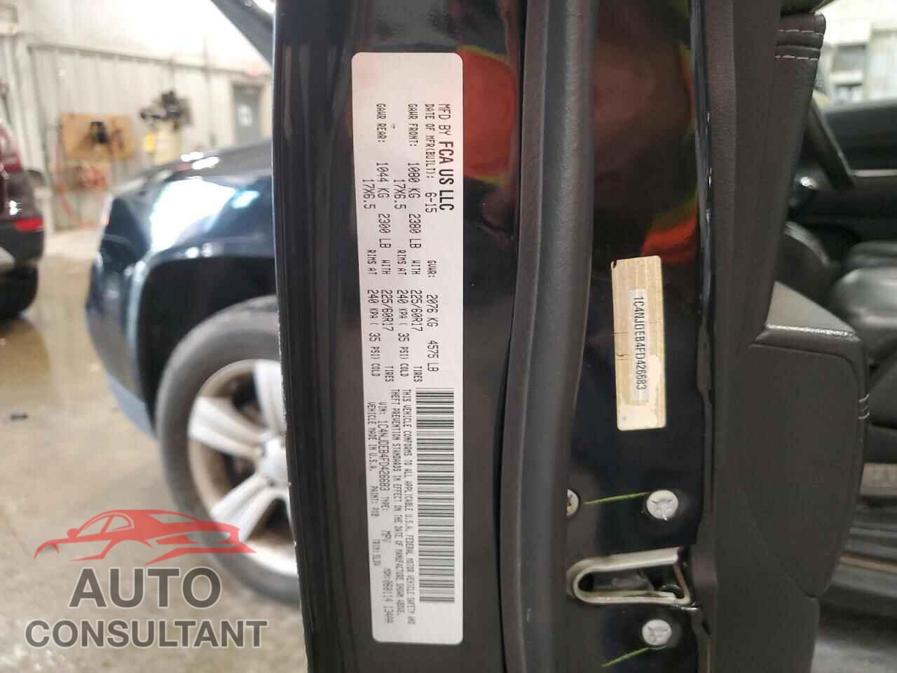 JEEP COMPASS 2015 - 1C4NJDEB4FD426683