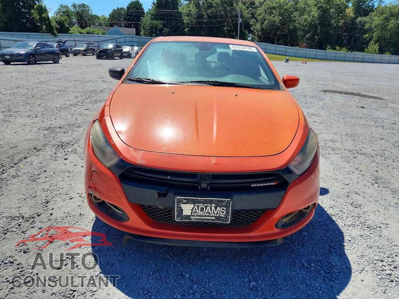 DODGE DART 2015 - 1C3CDFBB5FD268194