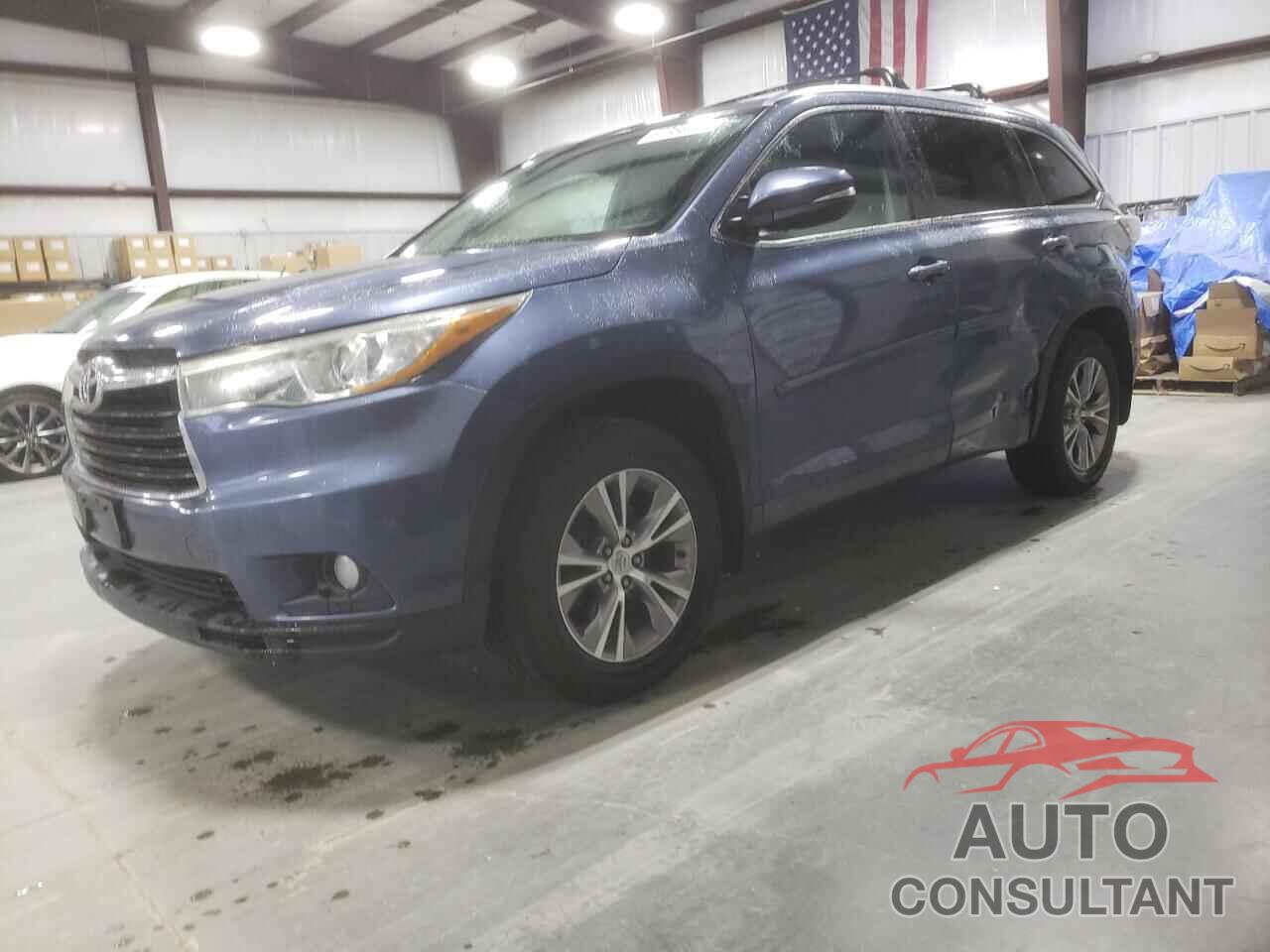 TOYOTA HIGHLANDER 2015 - 5TDJKRFH2FS078754