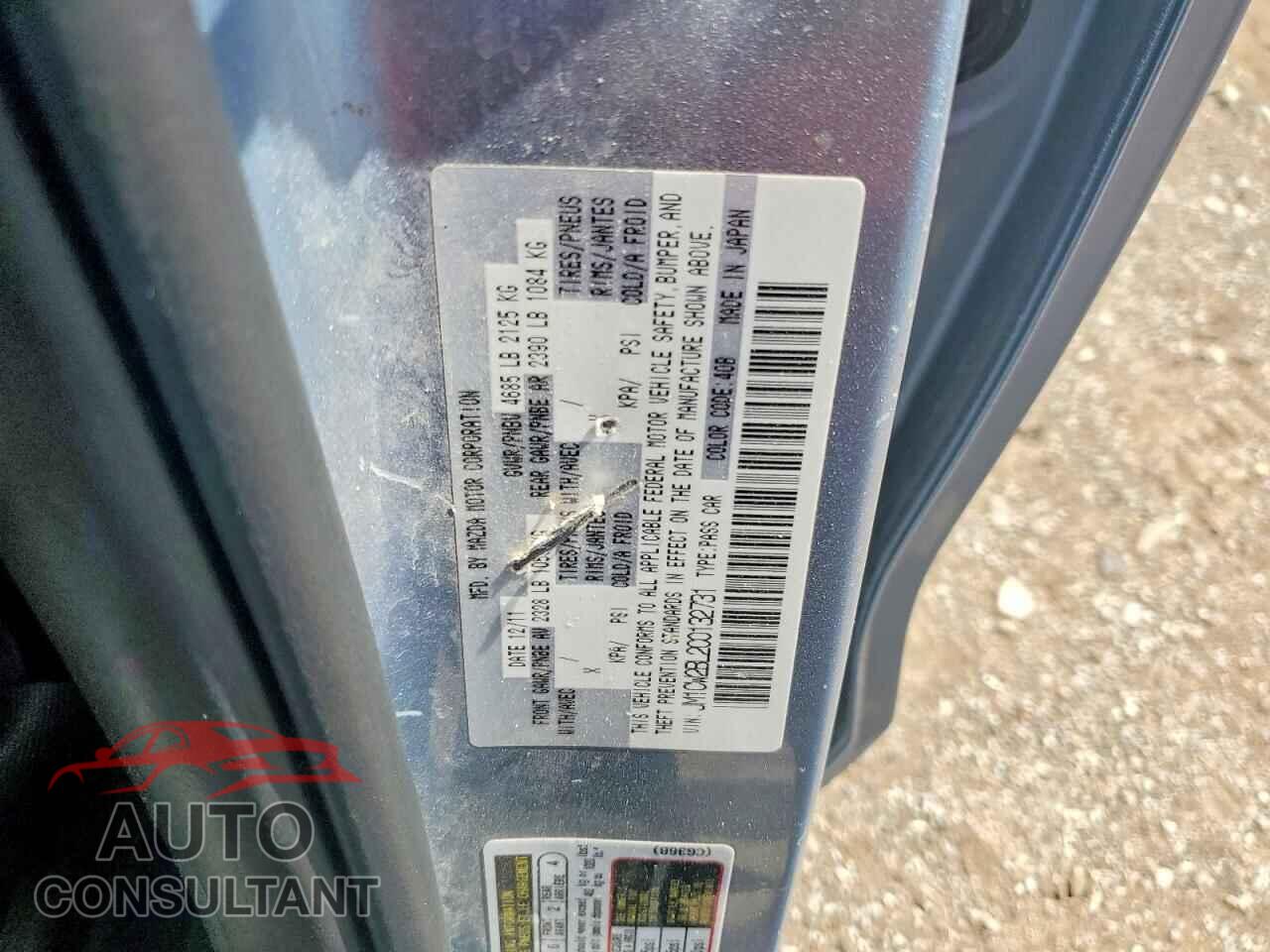 MAZDA 5 2012 - JM1CW2BL2C0132731