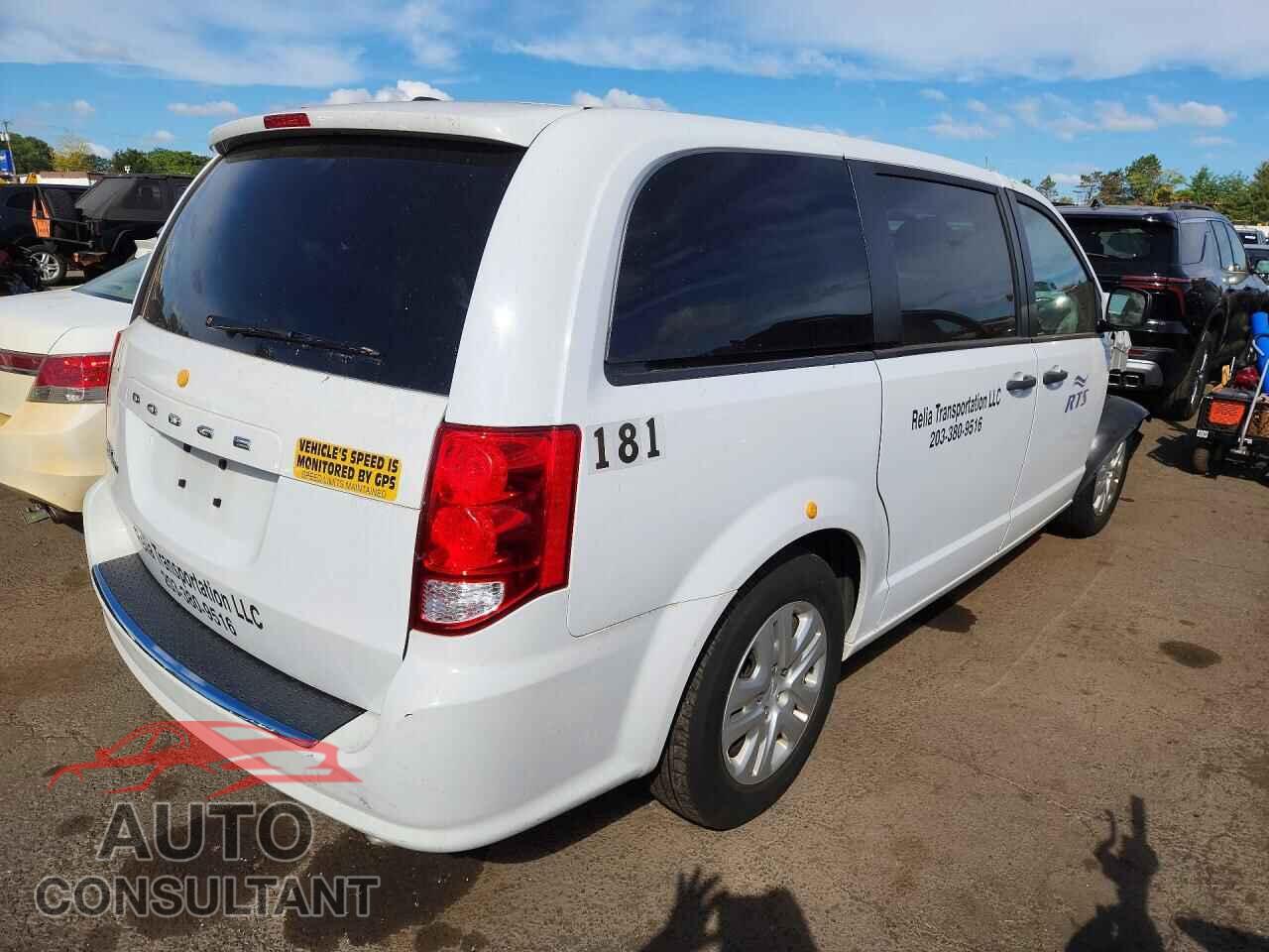 DODGE CARAVAN 2019 - 2C4RDGBG3KR596664