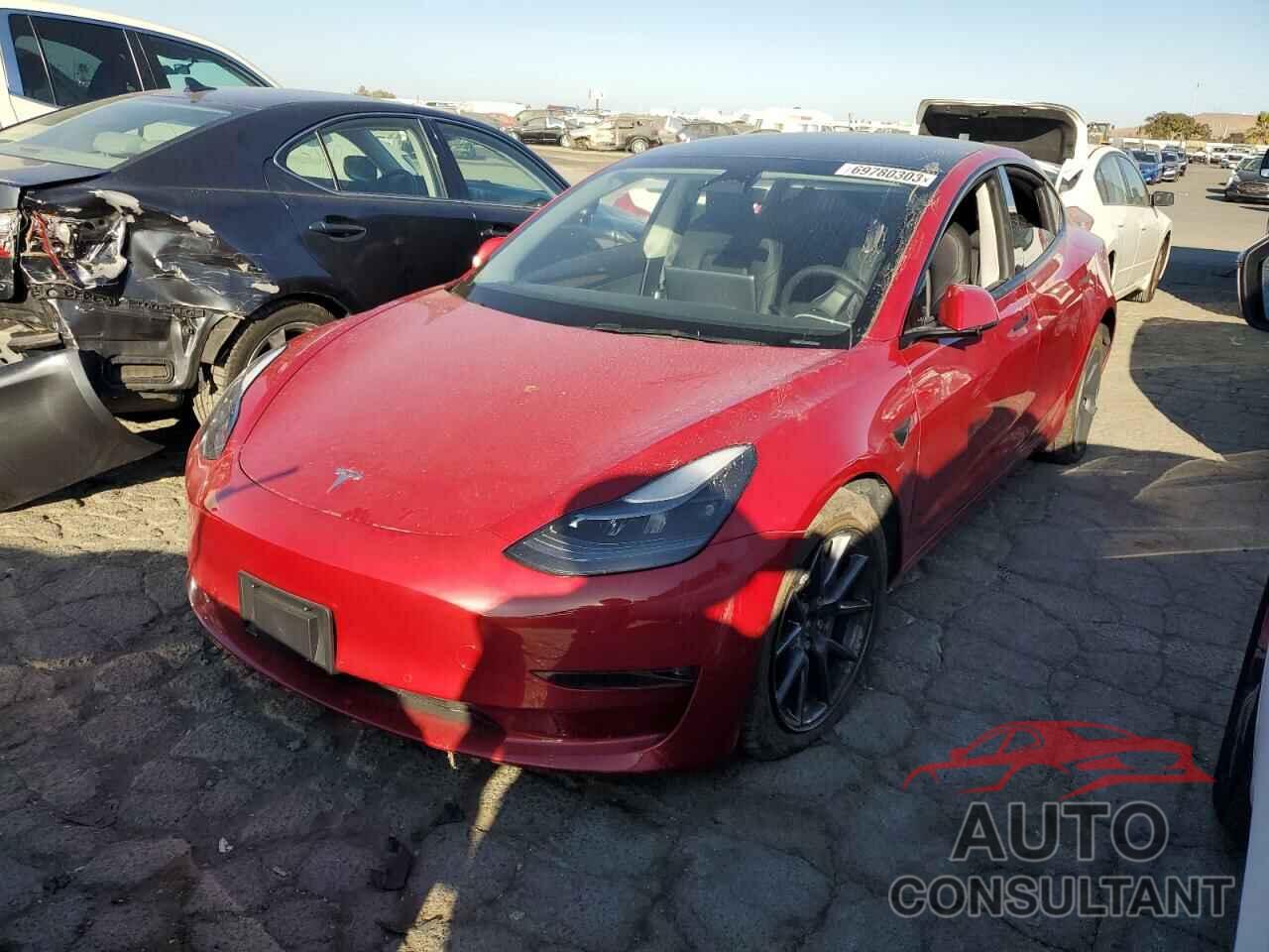 TESLA MODEL 3 2022 - 5YJ3E1EBXNF343728