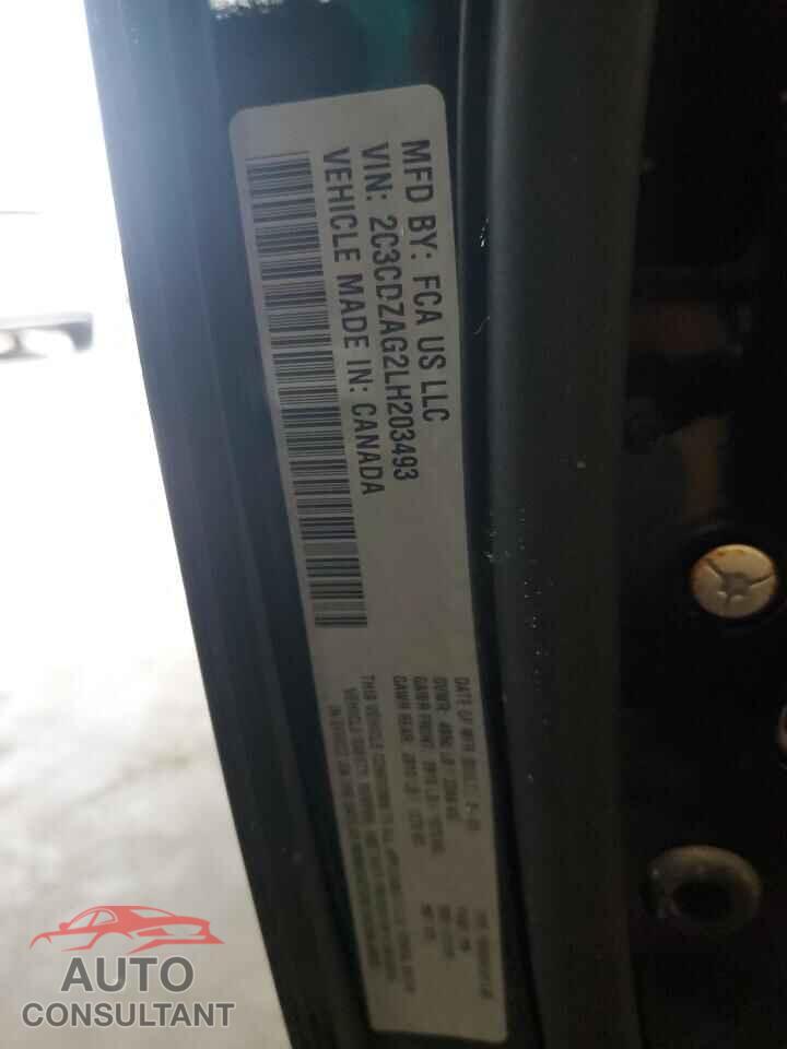 DODGE CHALLENGER 2020 - 2C3CDZAG2LH203493