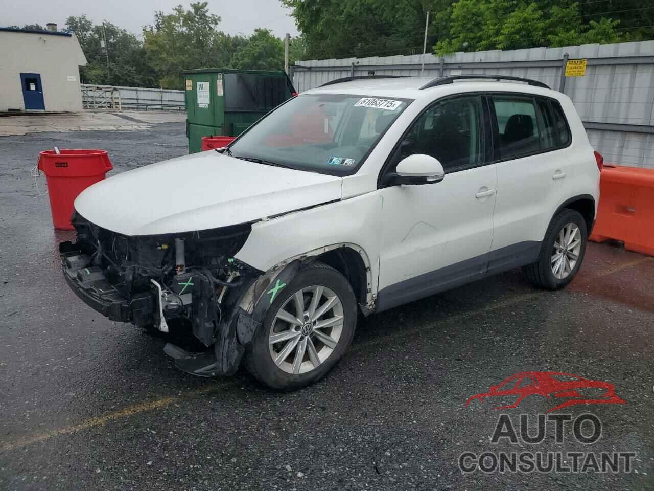 VOLKSWAGEN TIGUAN LIM 2018 - WVGBV7AX6JK001167