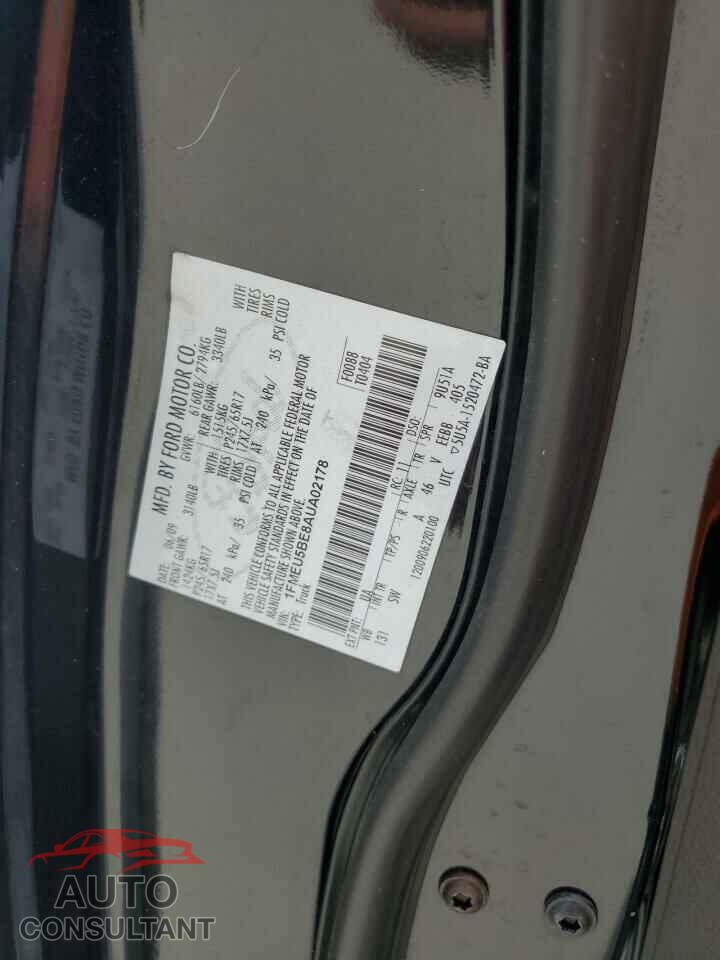 FORD EXPLORER 2010 - 1FMEU5BE8AUA02178