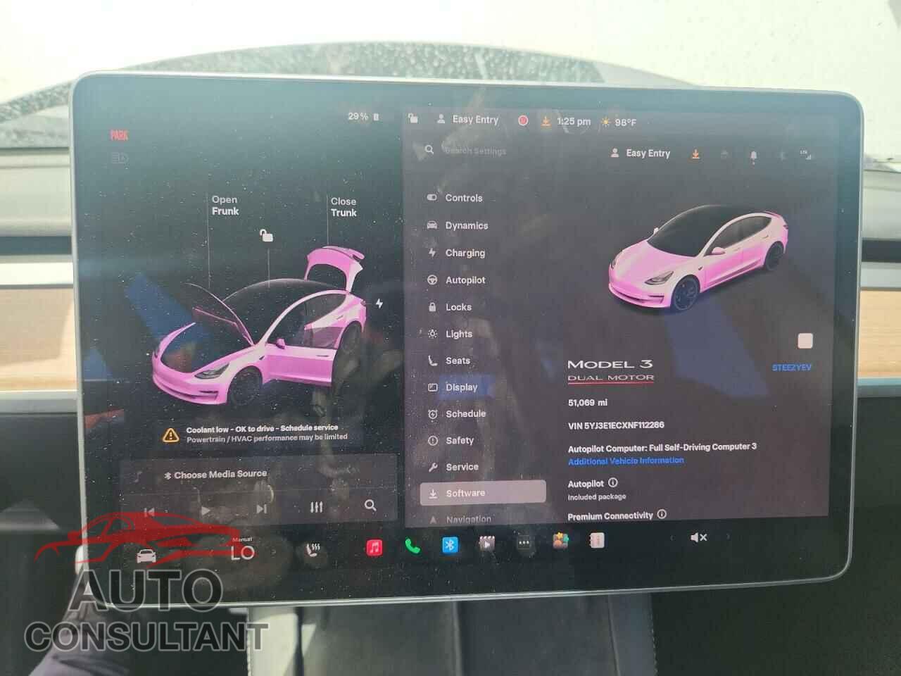 TESLA MODEL 3 2022 - 5YJ3E1ECXNF112286