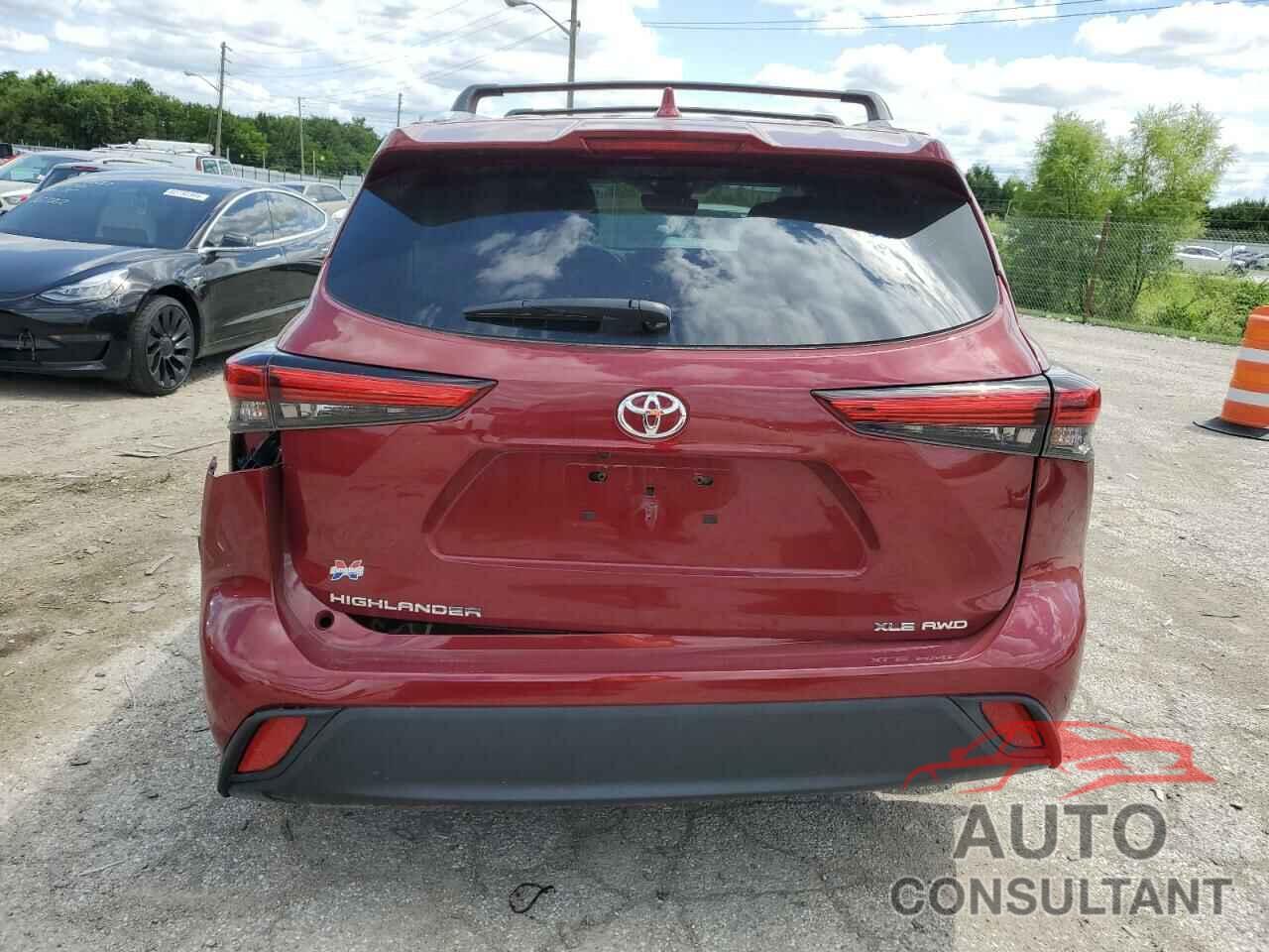 TOYOTA HIGHLANDER 2023 - 5TDKDRBH6PS045200