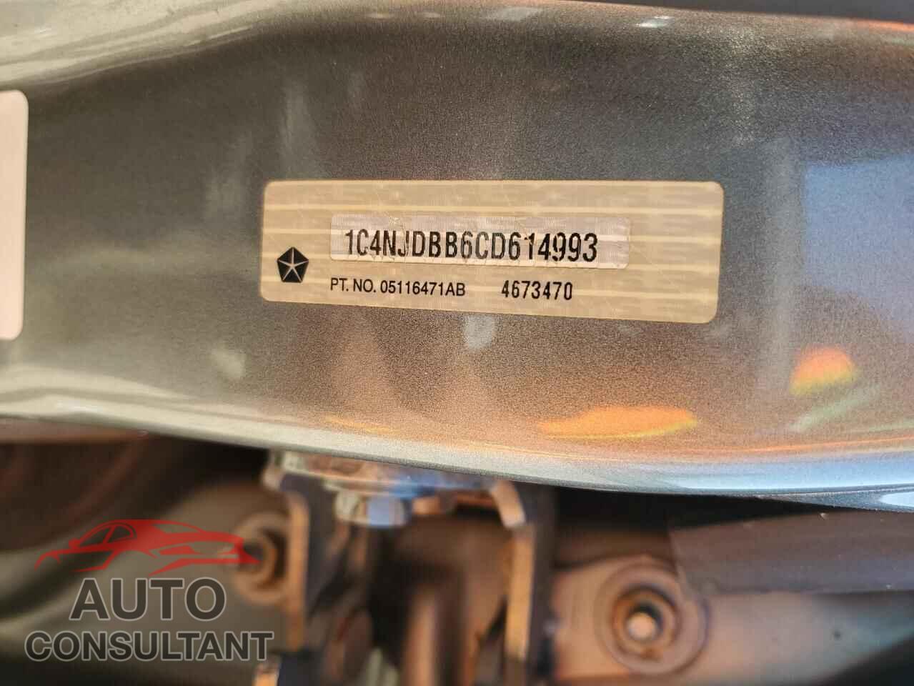 JEEP COMPASS 2012 - 1C4NJDBB6CD614993