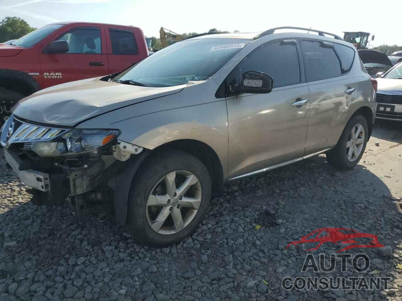 NISSAN MURANO 2009 - JN8AZ18W59W160107