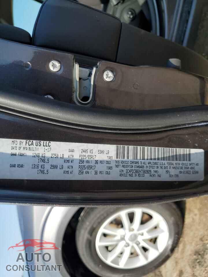 DODGE JOURNEY 2017 - 3C4PDCBB2HT582829