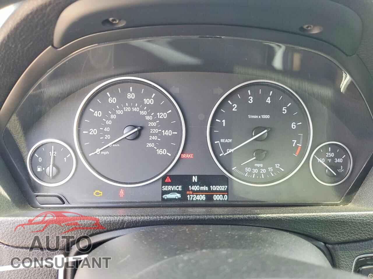 BMW 3 SERIES 2013 - WBA3C1C55DF443276