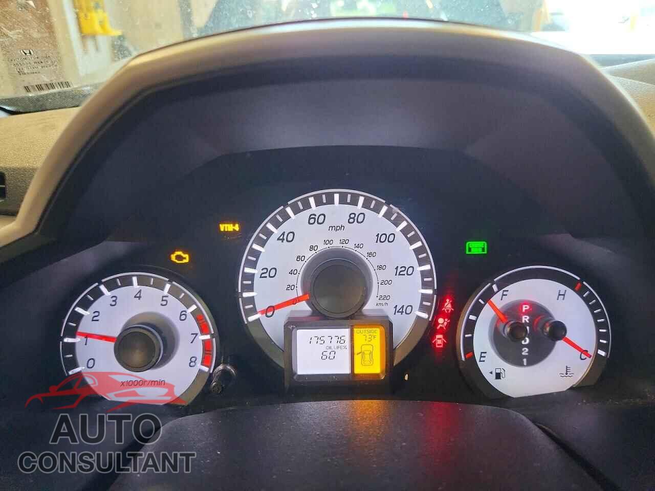 HONDA PILOT 2012 - 5FNYF4H54CB013512
