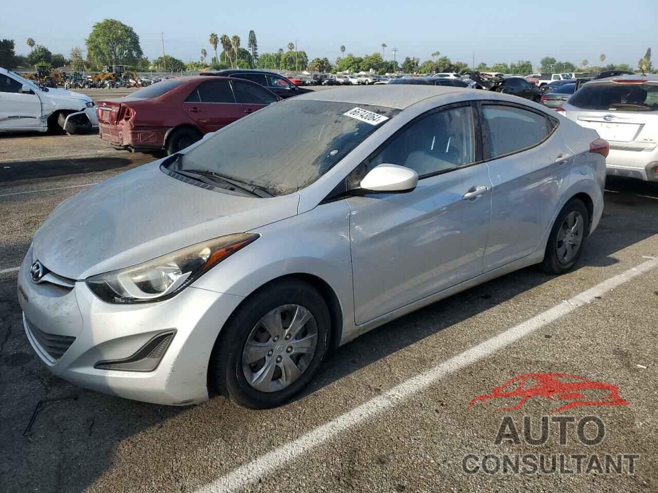 HYUNDAI ELANTRA 2016 - KMHDH4AE2GU490466