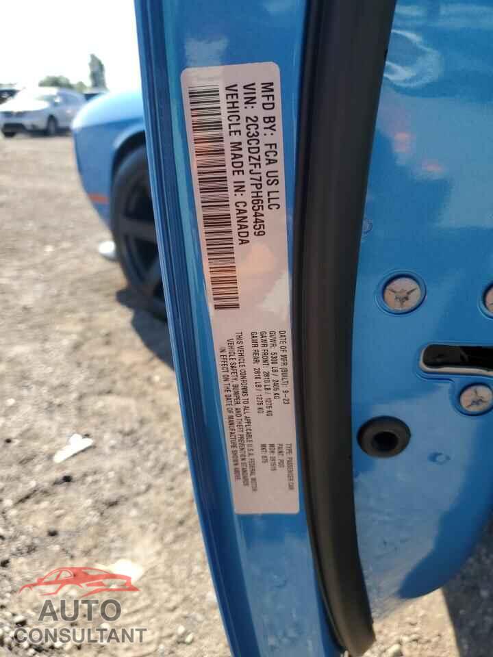 DODGE CHALLENGER 2023 - 2C3CDZFJ7PH654459