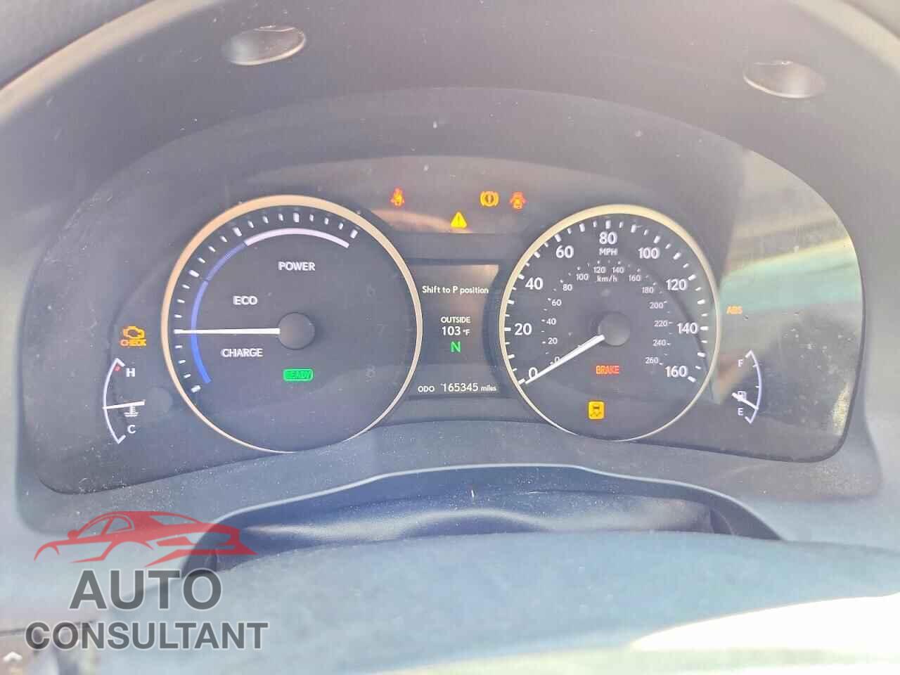 LEXUS ES300 2013 - JTHBW1GG6D2000819