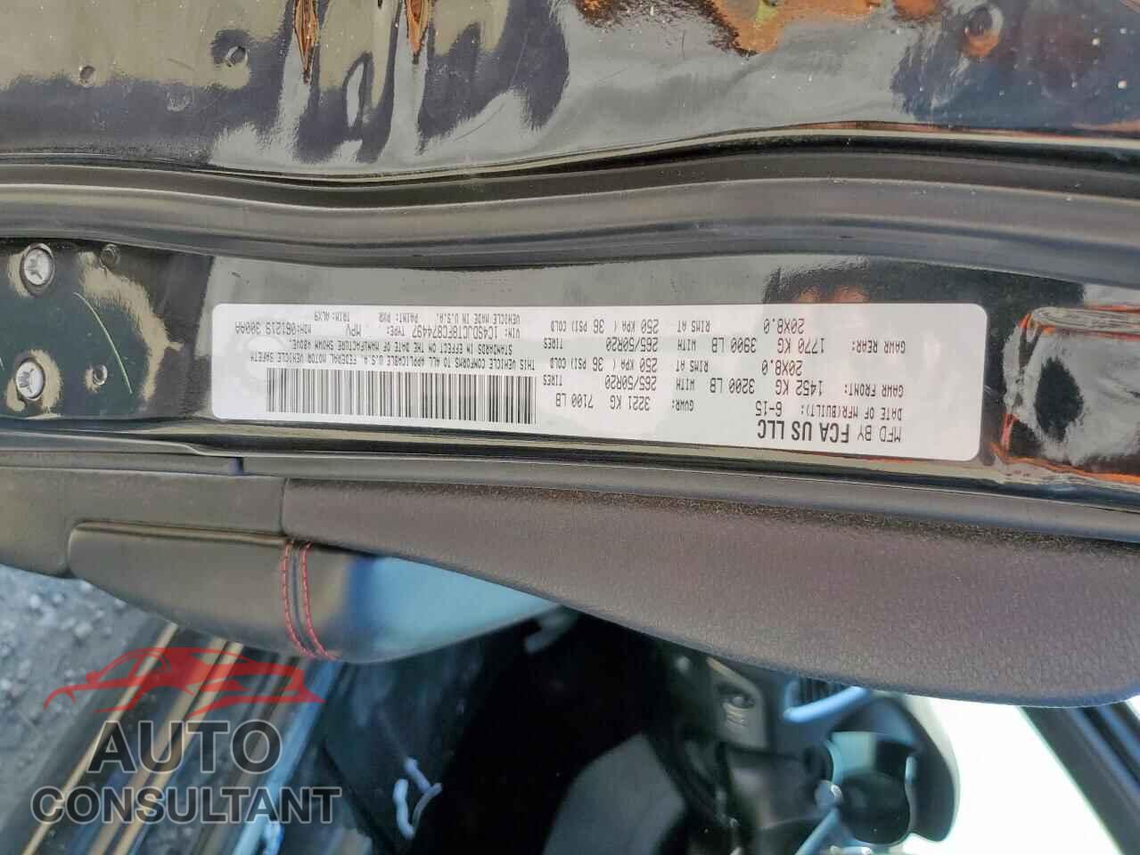 DODGE DURANGO 2015 - 1C4SDJCT8FC874497
