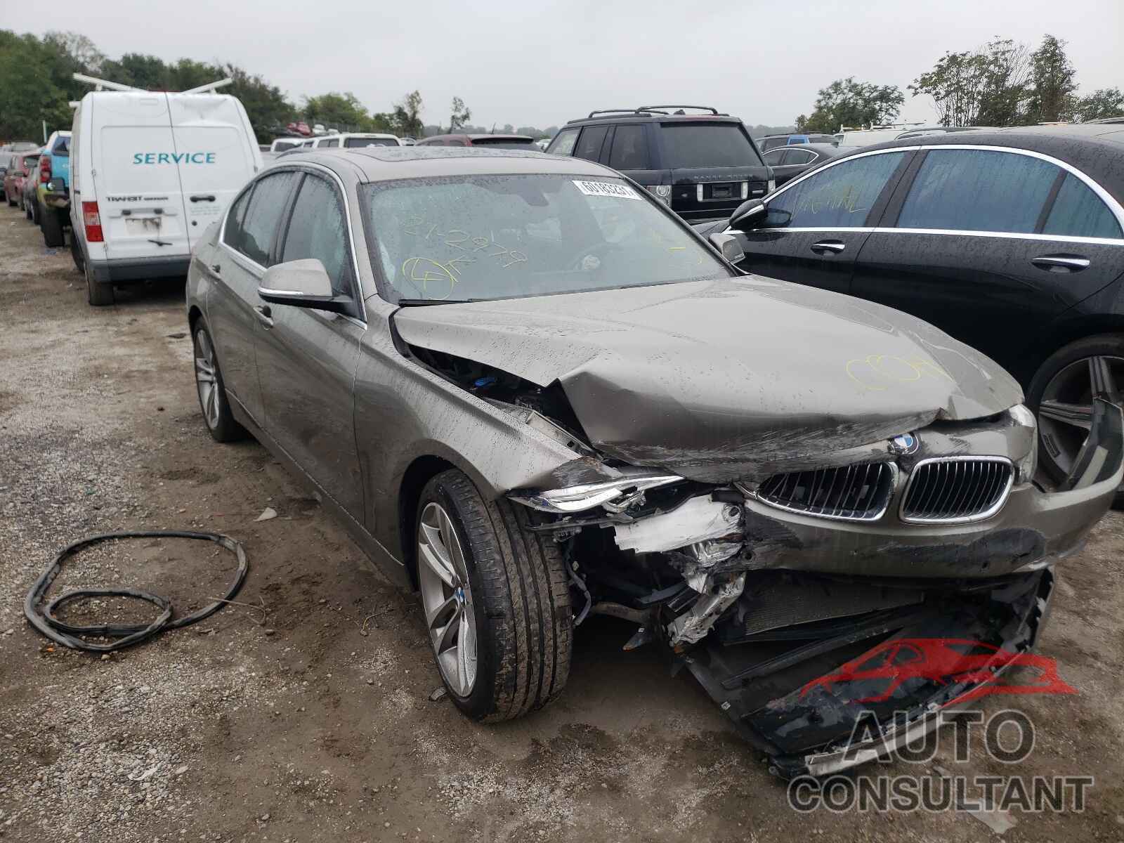 BMW 3 SERIES 2017 - WBA8B9G54HNU09276