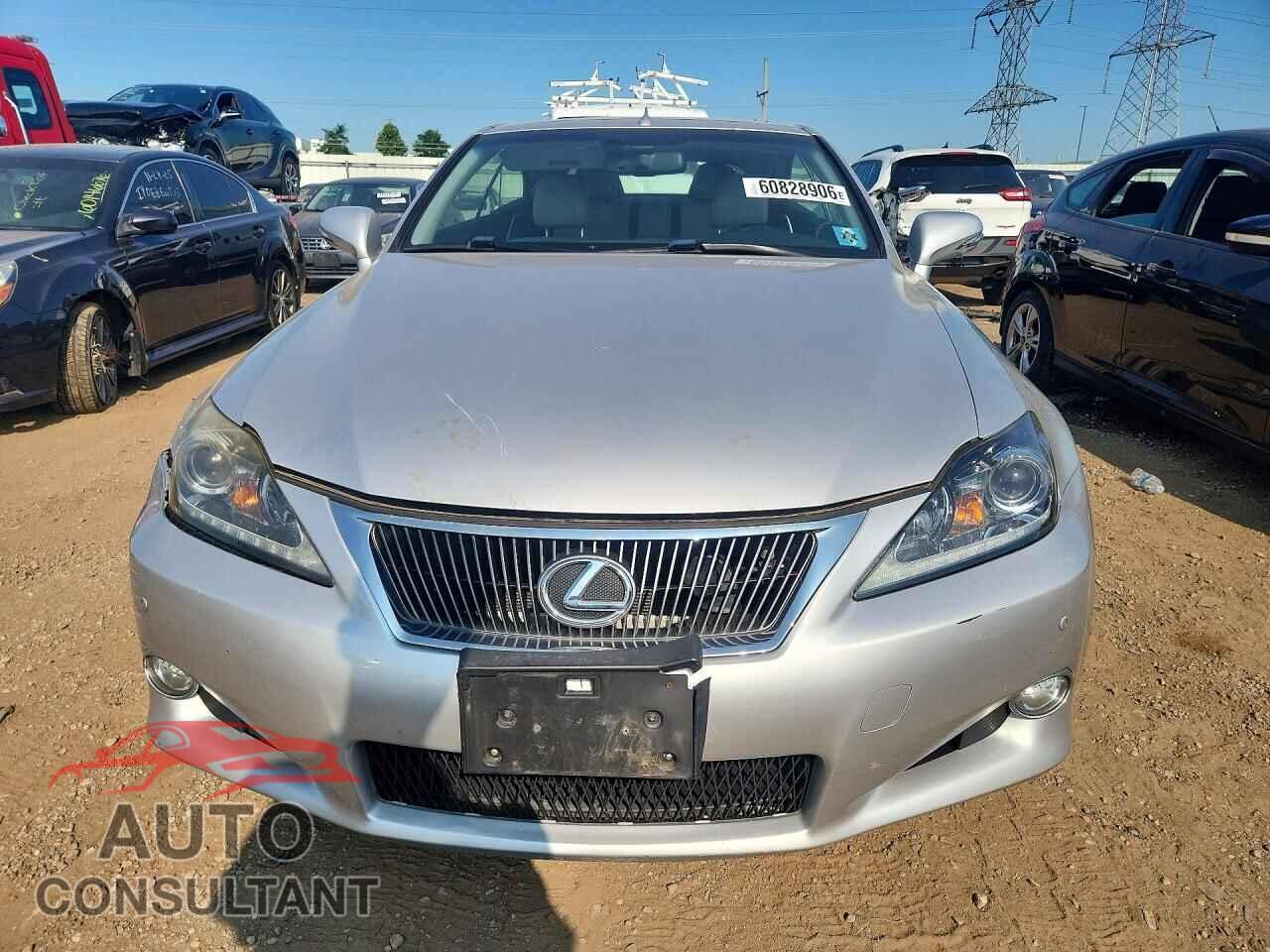 LEXUS IS 2012 - JTHFF2C27C2522147
