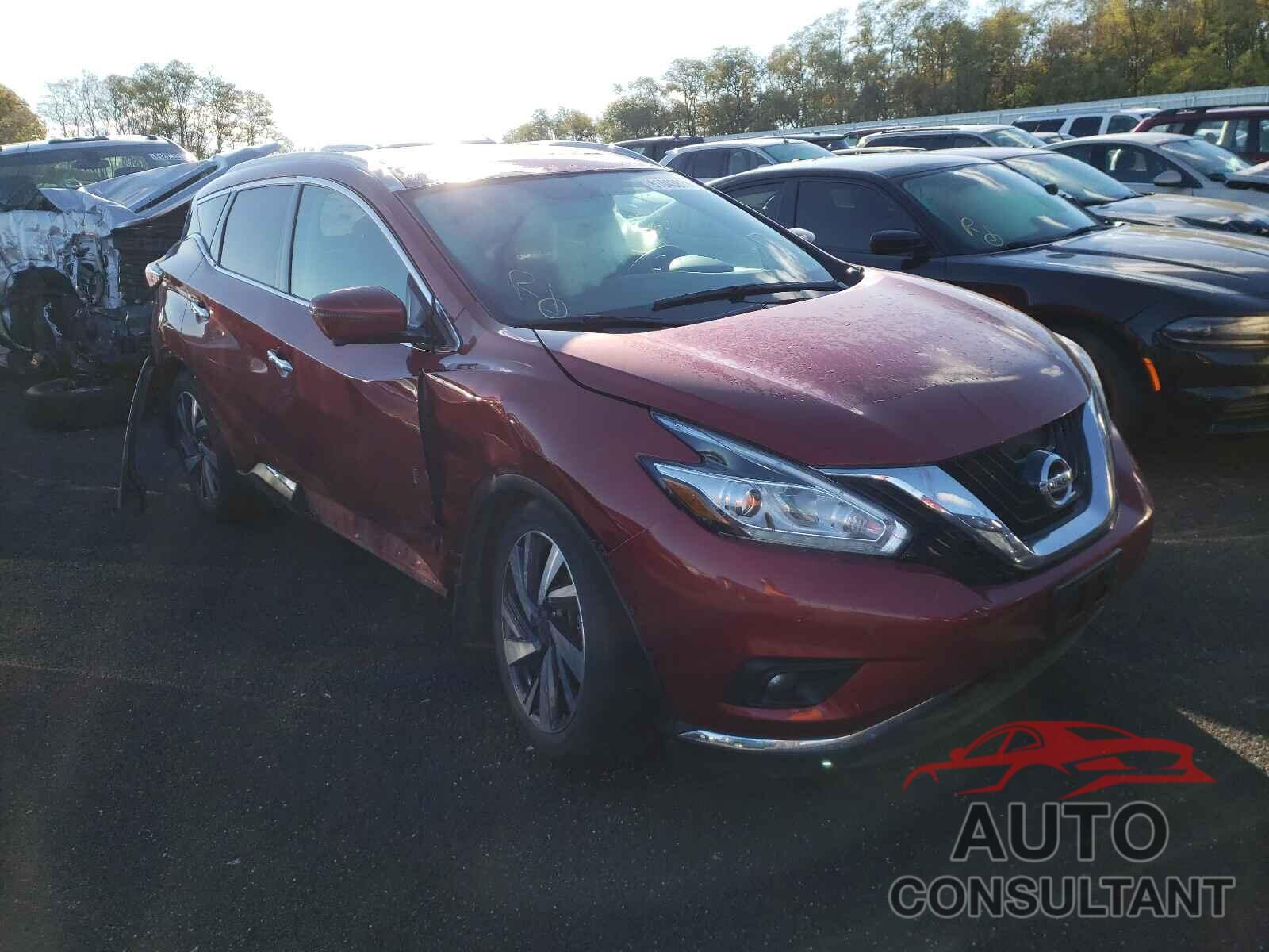 NISSAN MURANO 2016 - 5N1AZ2MH3GN139389