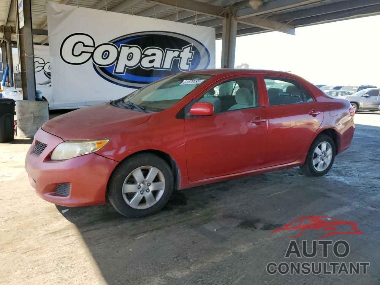 TOYOTA COROLLA 2009 - JTDBL40E69J016407