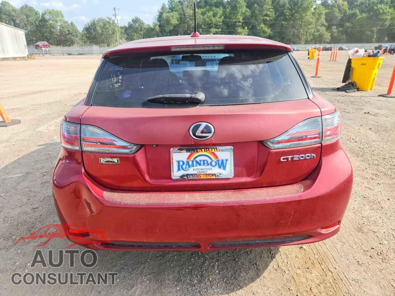 LEXUS CT 200 2011 - JTHKD5BH2B2036551
