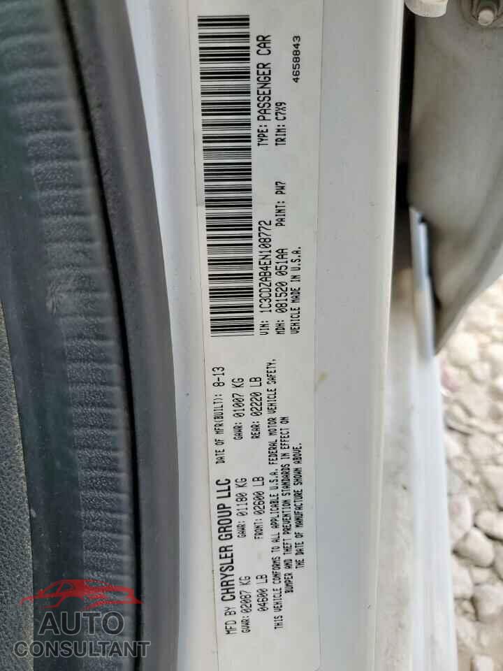 DODGE AVENGER 2014 - 1C3CDZAB4EN108772