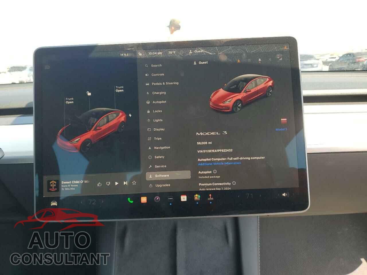 TESLA MODEL 3 2023 - 5YJ3E1EA1PF622432