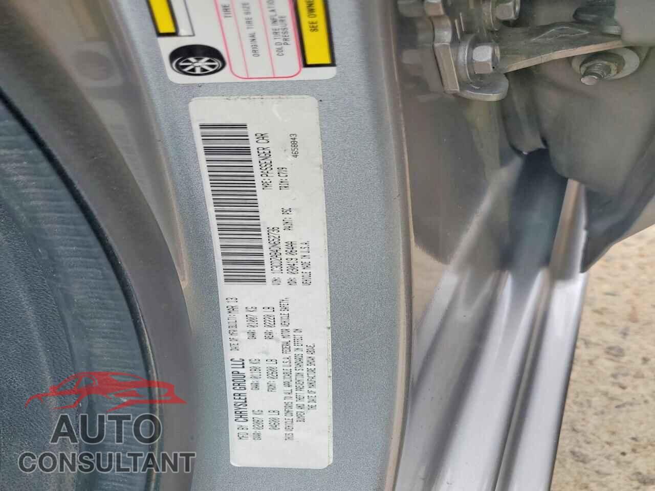 DODGE AVENGER 2013 - 1C3CDZAB4DN652736
