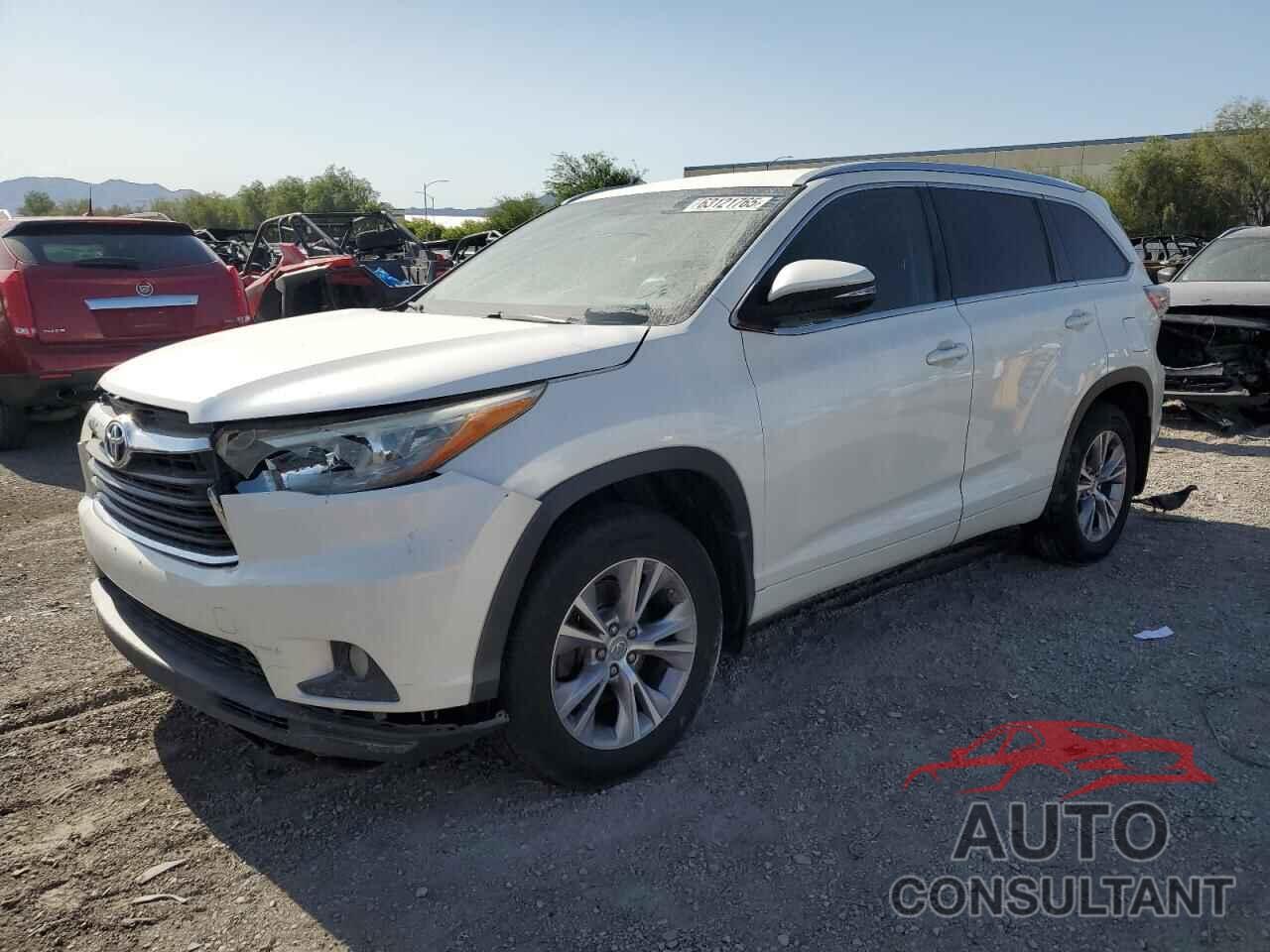 TOYOTA HIGHLANDER 2015 - 5TDJKRFH6FS150202