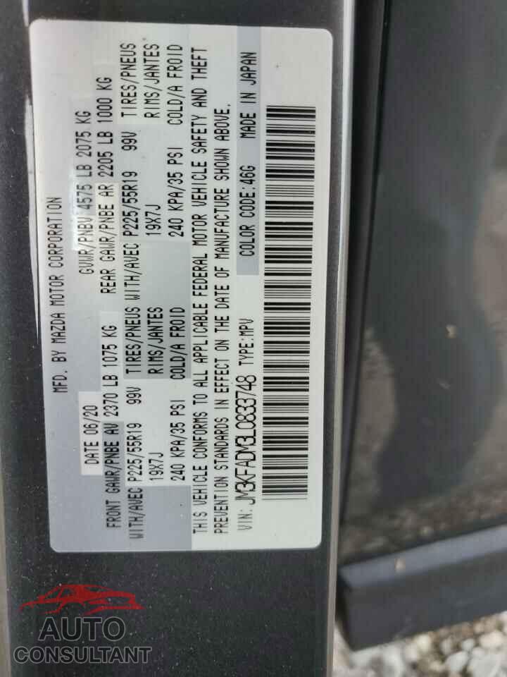MAZDA CX-5 2020 - JM3KFADM3L0833748